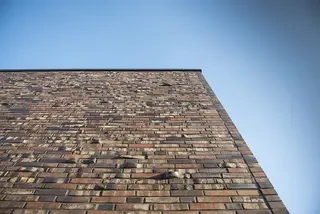 Wittmunder Klinker - Sortierung 198 - Haus M in Nordhorn - Fassade von unten