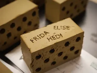 Praxisteil mit eigens gestempelten Klinker-Rohlingen