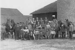 Historische Aufnahme Arbeiter 1920